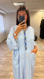 Gandoura Mrakchia Bleu roi