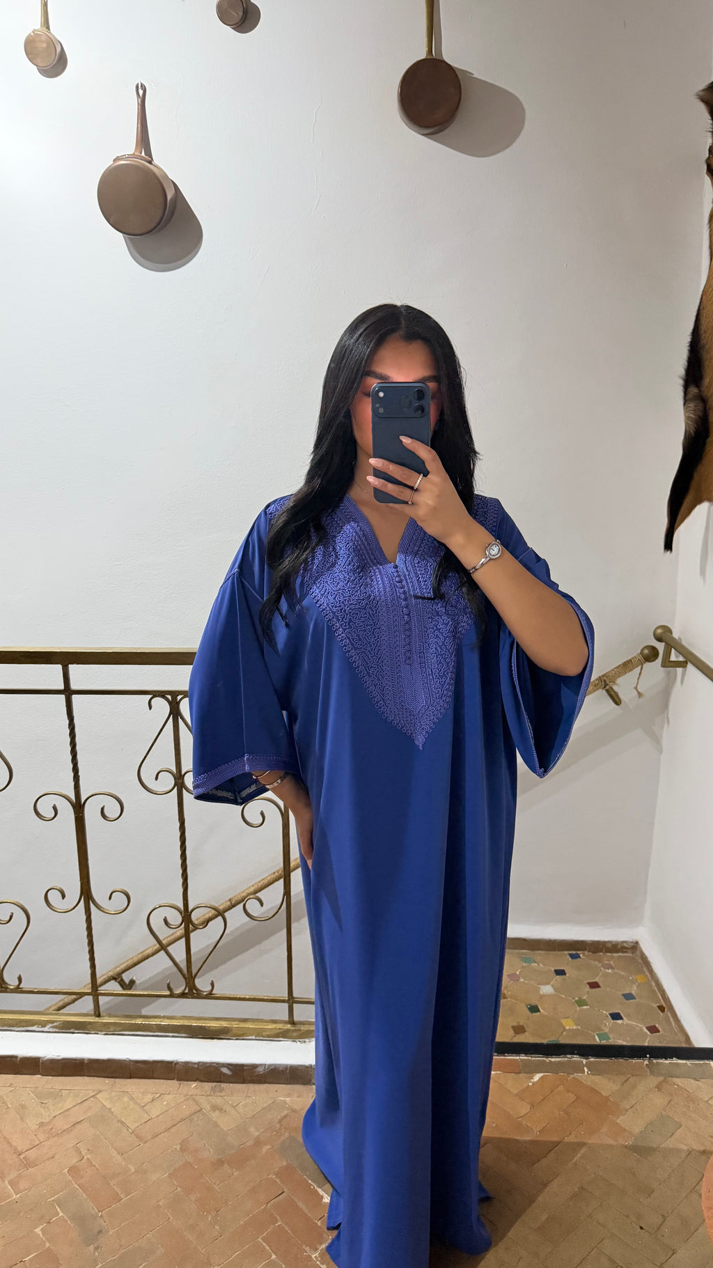 Gandoura Abaya Majorelle