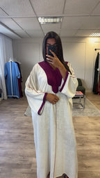 Gandoura Lina Prune