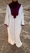 Gandoura Lina Prune