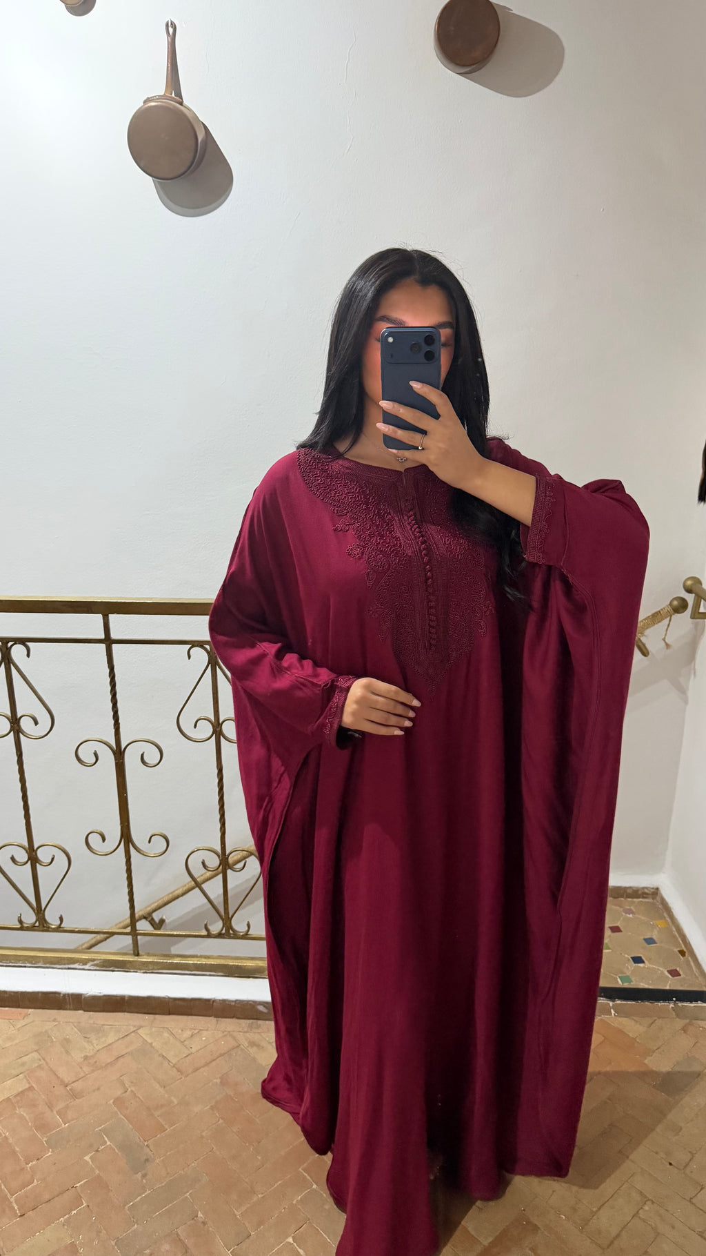 Gandoura Papillon Rubis