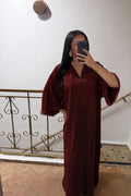 Gandoura Abaya Rubis