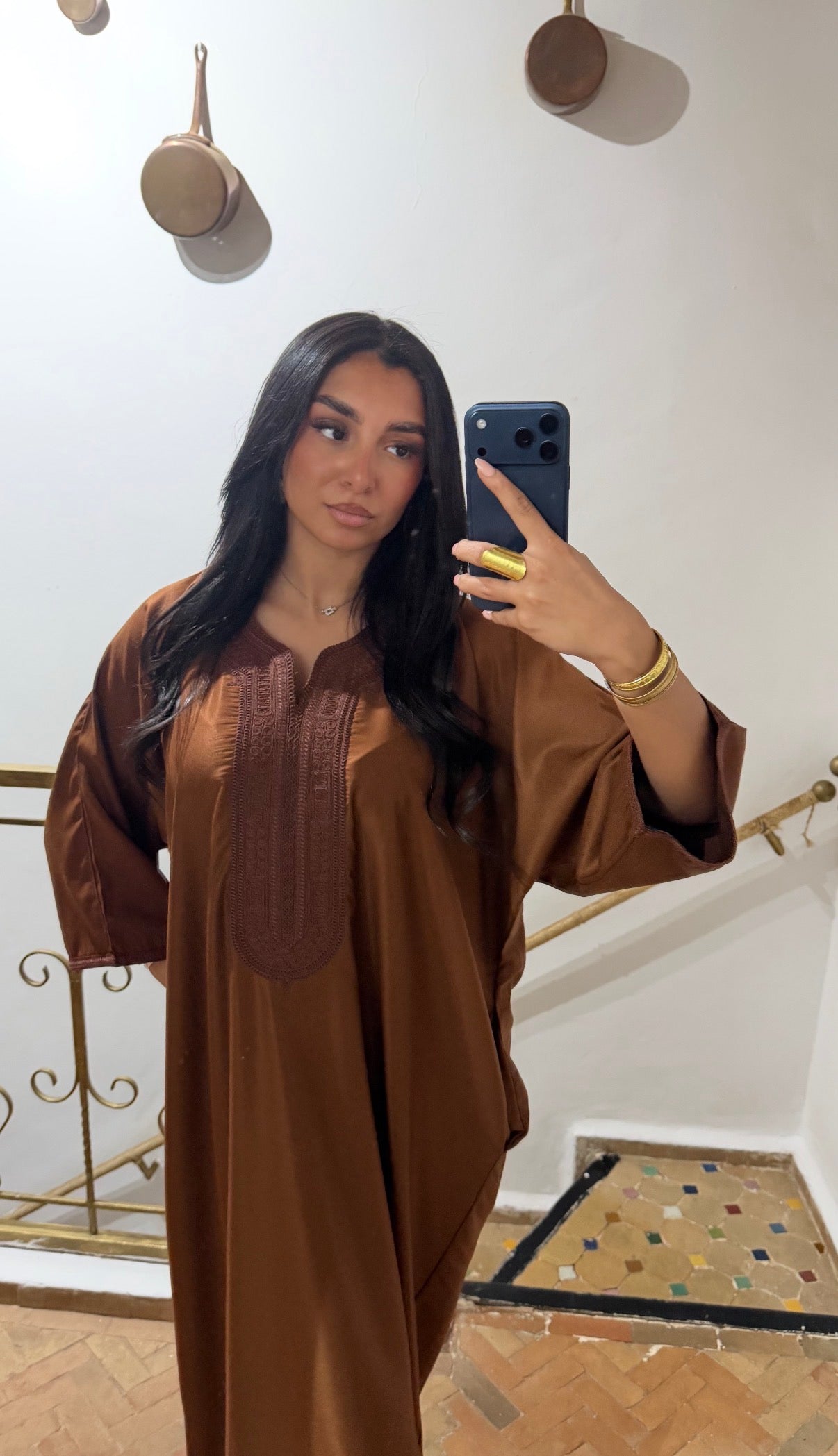 Gandoura Mixte Cannelle