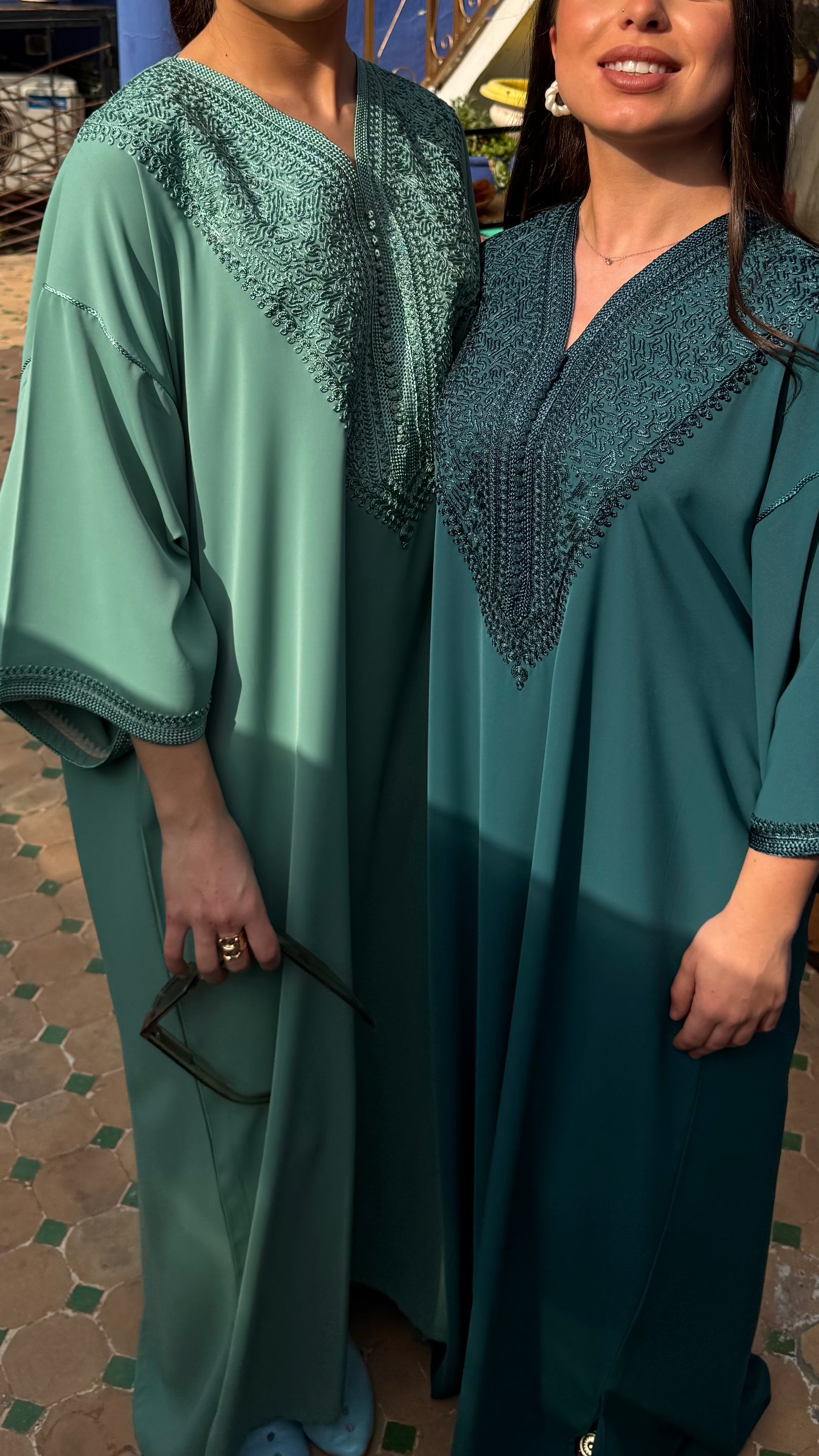 Gandoura Abaya Émeraude