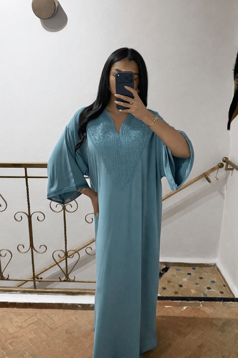 Gandoura Abaya Azur - ChayraKaftan