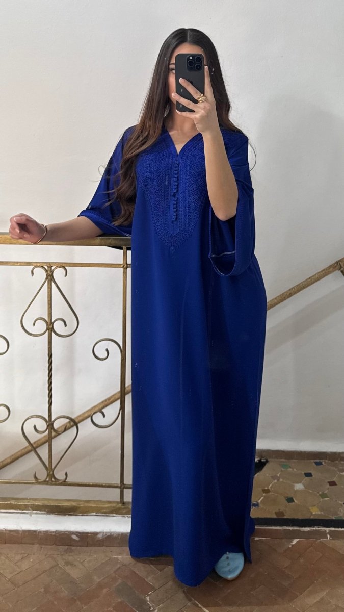 Gandoura Abaya Majorelle - ChayraKaftan
