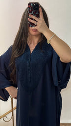 Gandoura Abaya Marine - ChayraKaftan
