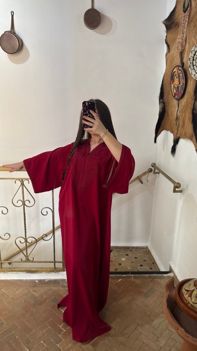 Gandoura Abaya Rubis - ChayraKaftan
