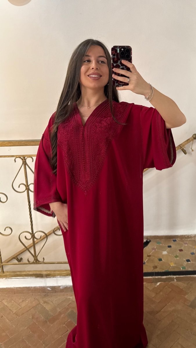 Gandoura Abaya Rubis - ChayraKaftan