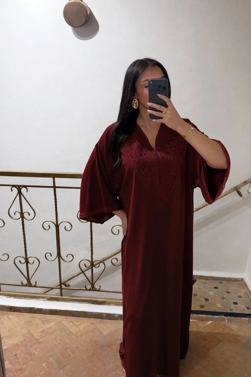 Gandoura Abaya Rubis - ChayraKaftan