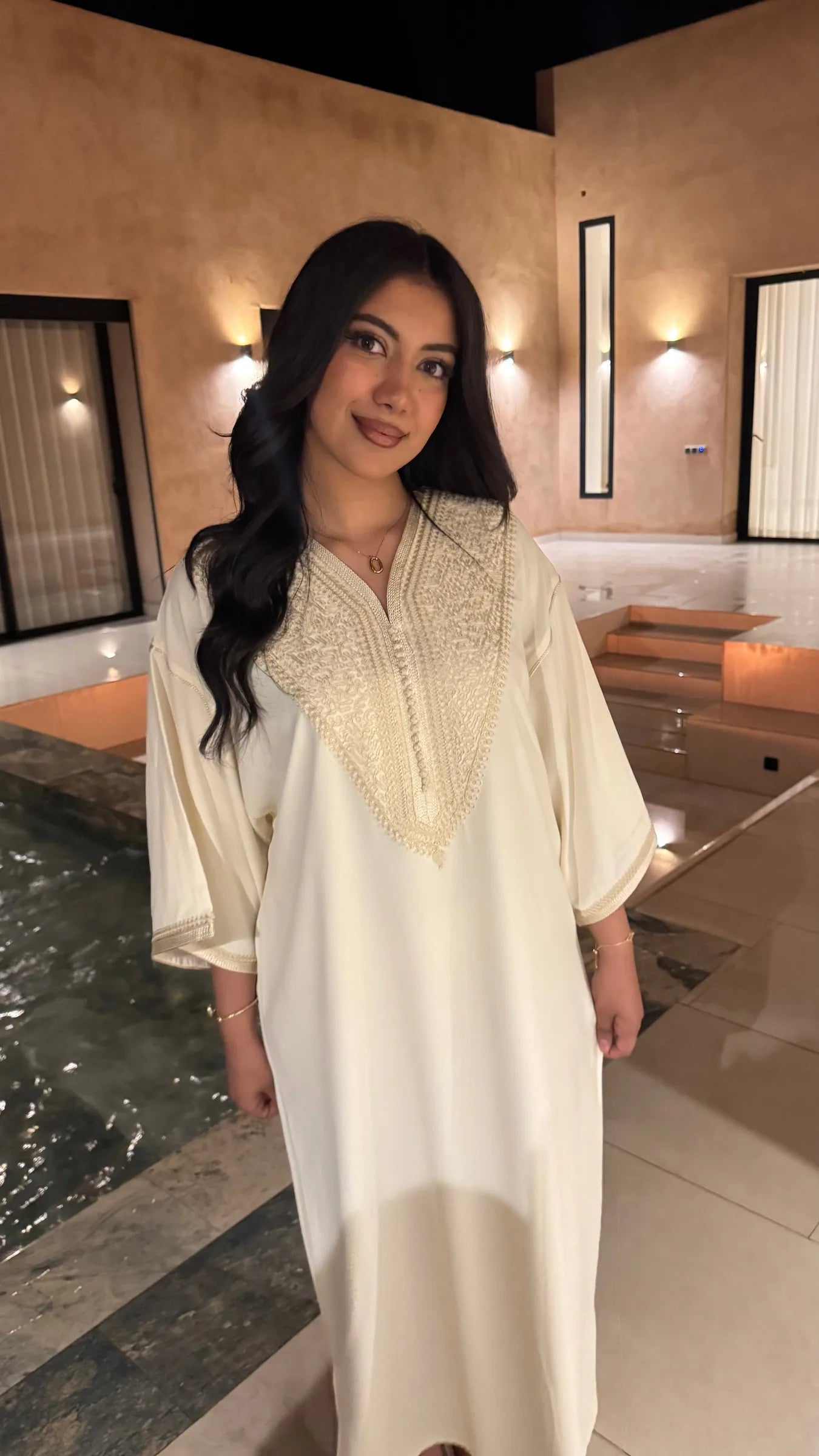 Gandoura Abaya Sable - ChayraKaftan