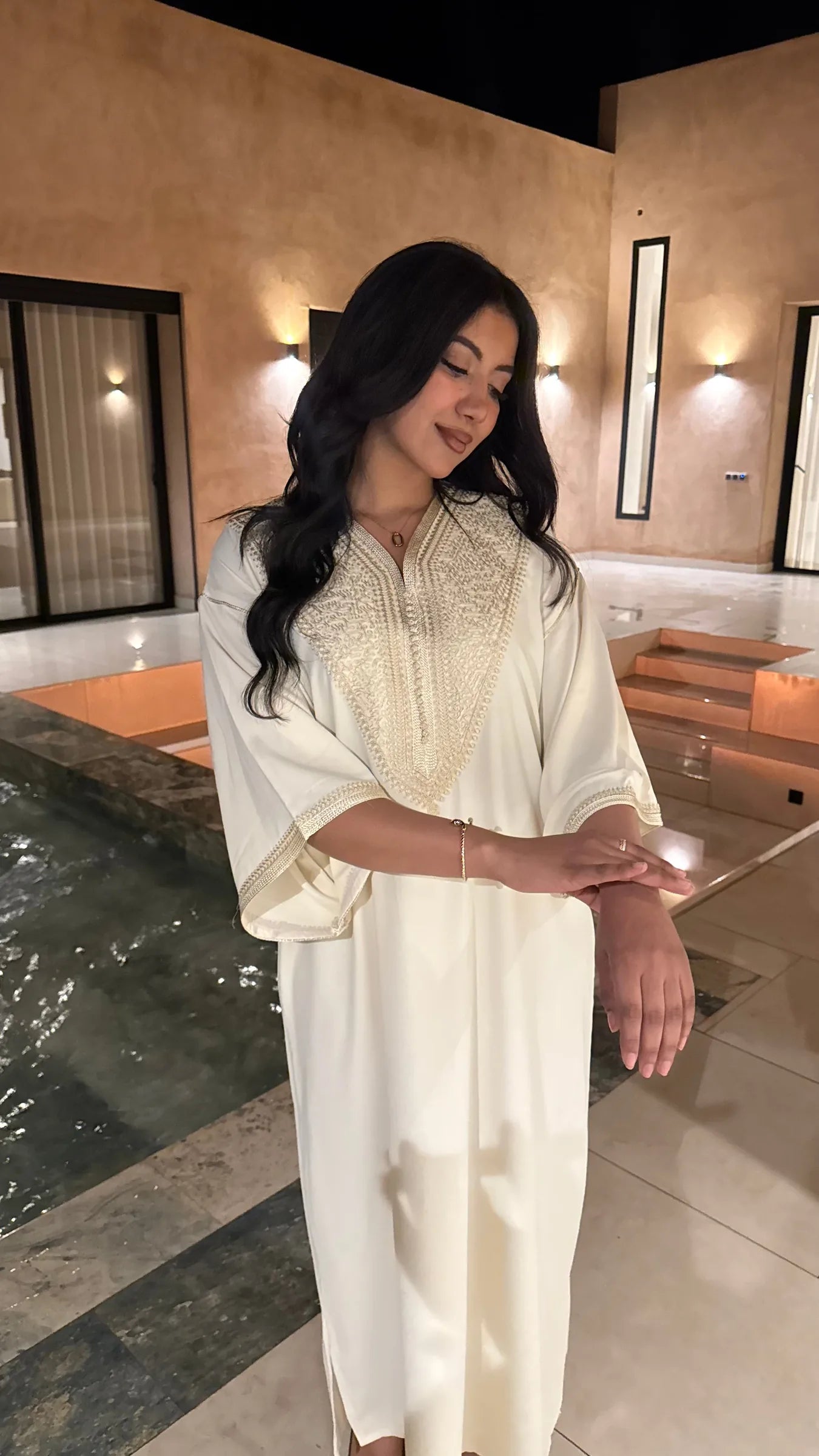 Gandoura Abaya Sable - ChayraKaftan