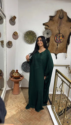 Gandoura Papillon Émeraude - ChayraKaftan