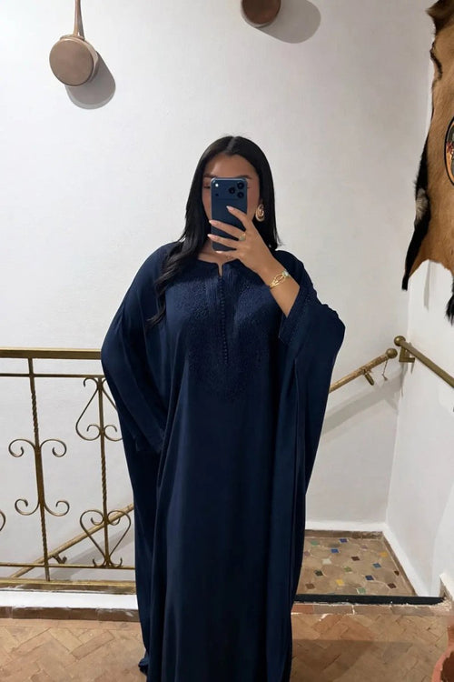 Gandoura Papillon Nuit - ChayraKaftan