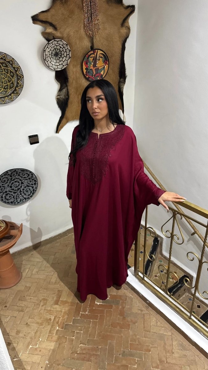 Gandoura Papillon Rubis - ChayraKaftan